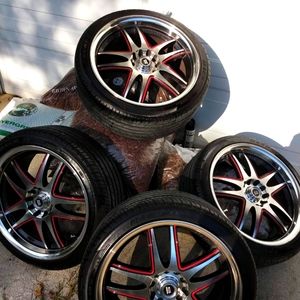 18" spec1 wheels with tires